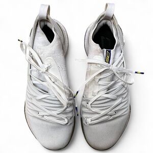 Under Armour Triple White Curry 5 Basketball Shoes